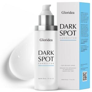 Gloridea Dark Spot Remover for Face and Body, Dark Spot Corrector, Dark Spot Correcting Glow Serum, Sun Spot Remover, Skin Brown Spot Remover，Brown Spot Reduce for Women & Men
